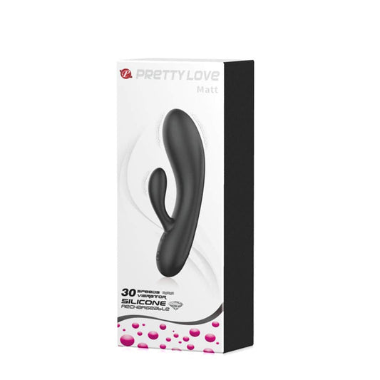 Matt - Vibrator iepuraș, negru, 16.9 cm - detaliu 4