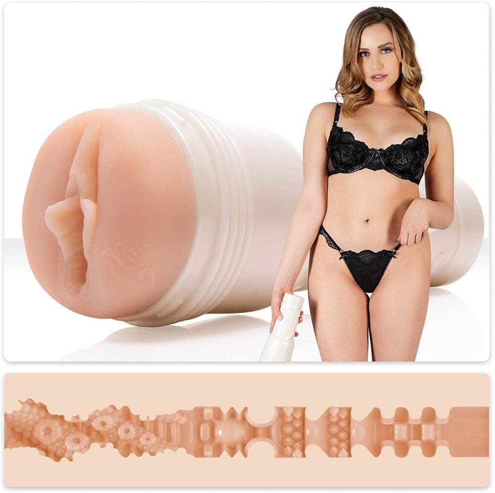 Mia Malkova Lvl Up - Masturbator Ultra Realistic cu Forma Vagin, 25 cm - detaliu 3