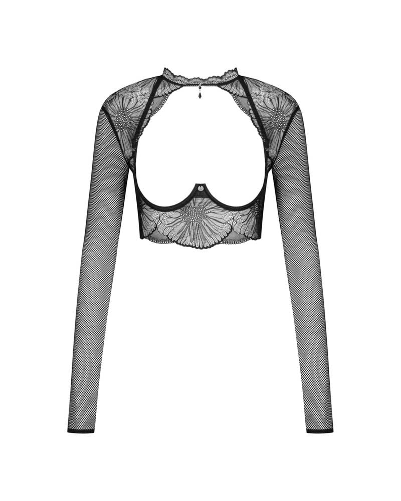 Mibelia - Top Sexy Negru, Marime M/L - detaliu 1
