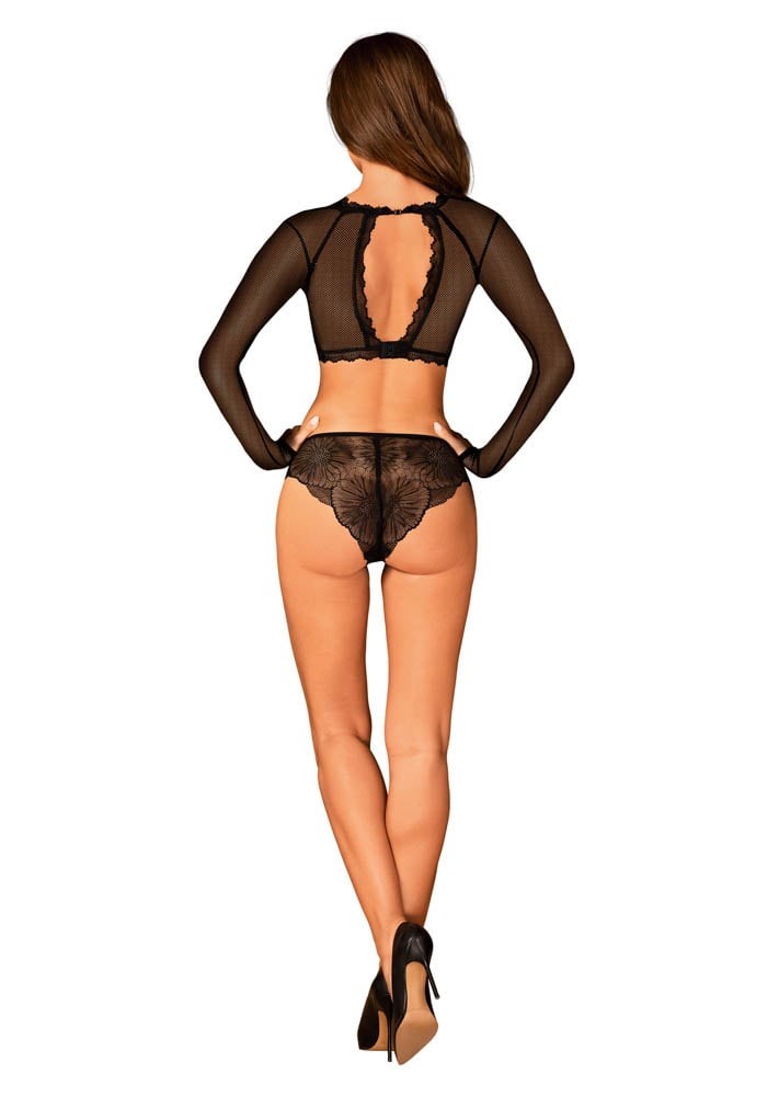 Mibelia - Top Sexy Negru, Marime M/L - detaliu 2