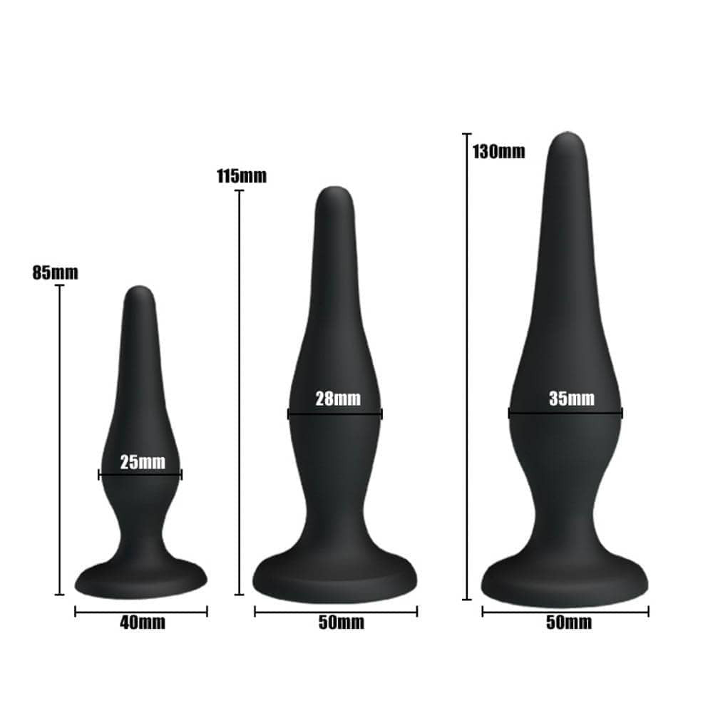 Mini Anal Kit - Set dopuri anale din silicon