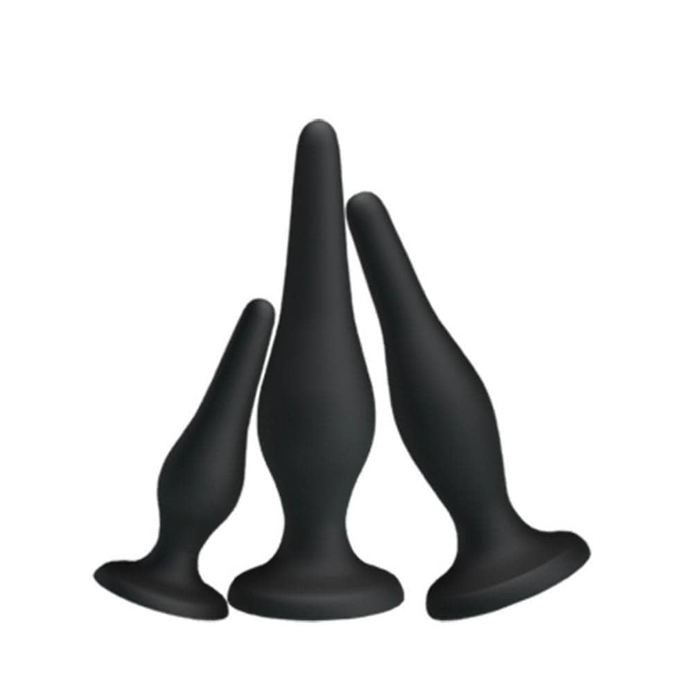 Mini Anal Kit - Set dopuri anale din silicon - detaliu 1