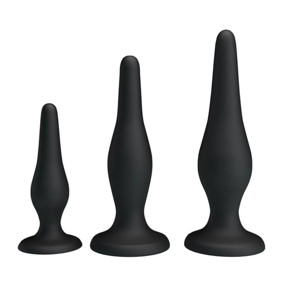 Mini Anal Kit - Set dopuri anale din silicon - detaliu 5