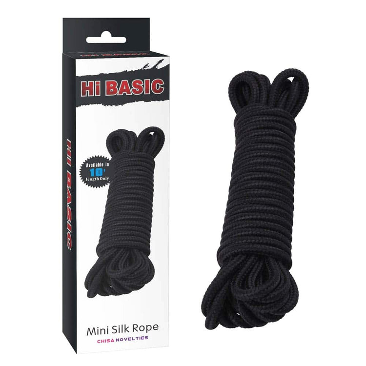 Mini Silk - Sfoara Neagra Bumbac de 10 m Lungime - detaliu 1