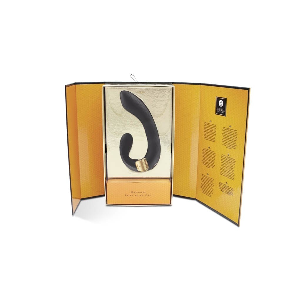 Miyo - Vibrator punct G, negru, 18.5 cm - detaliu 2