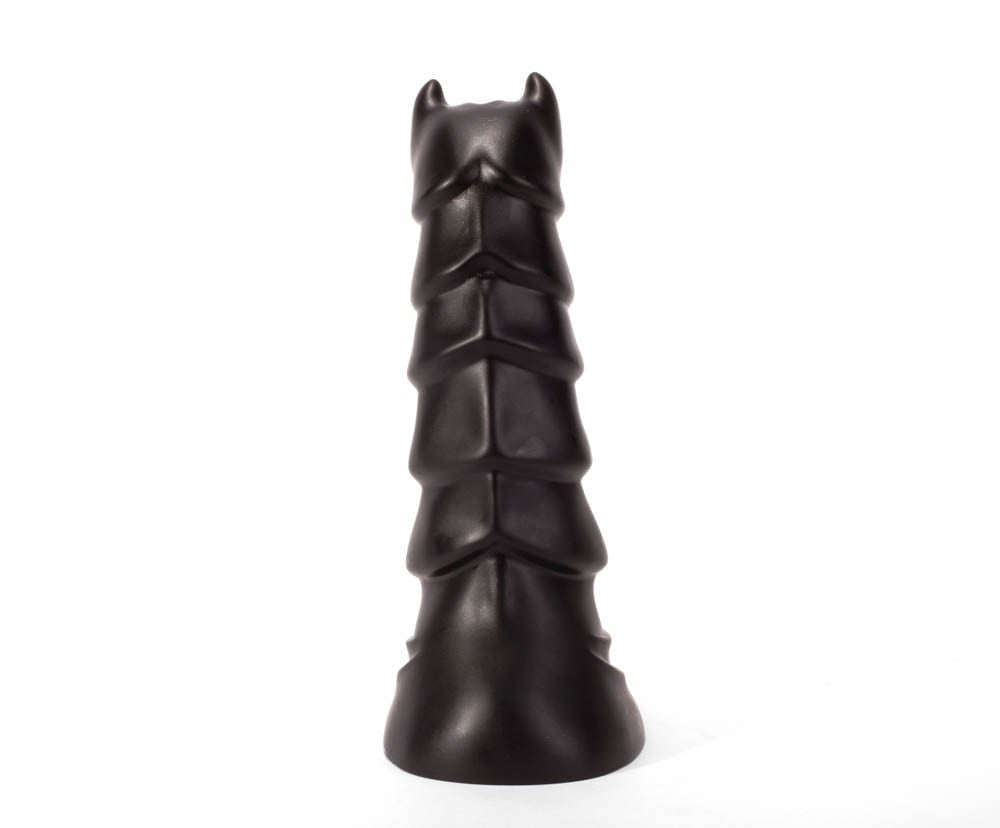 Monster Plug - Dop anal gigant, negru, 28 cm - detaliu 5