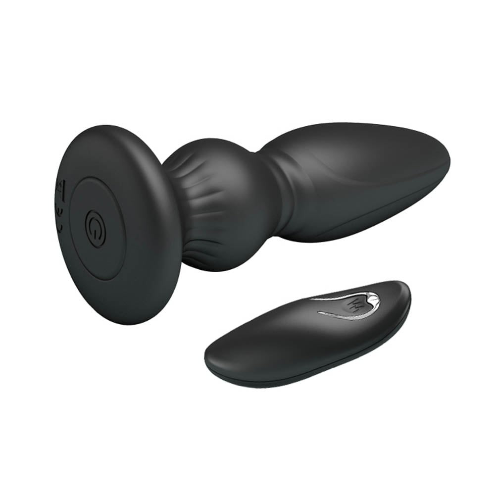 Mr. Play Super Power II - Dop Anal cu Vibratii si Telecomanda, 12,5 cm - detaliu 4