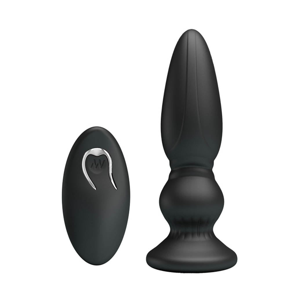 Mr. Play Super Power II - Dop Anal cu Vibratii si Telecomanda, 12,5 cm - detaliu 6