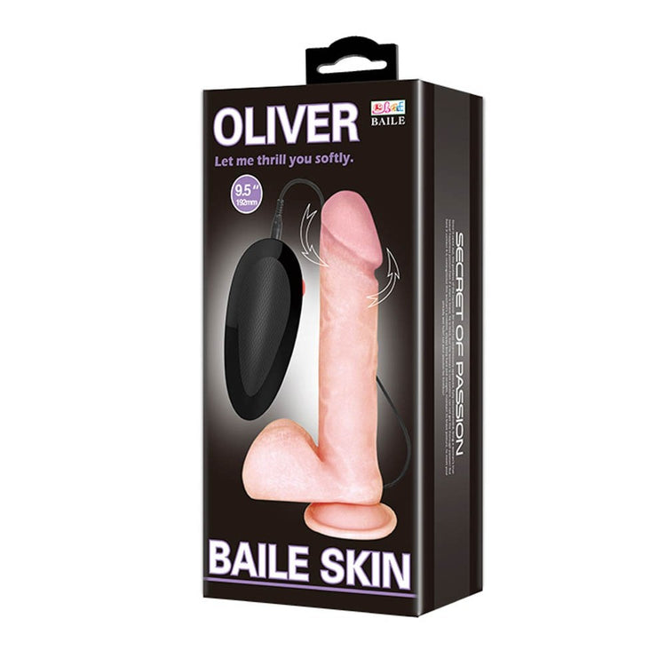 Oliver - Vibrator cu telecomandă, 19.5 cm - detaliu 5