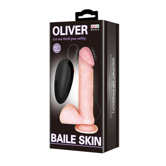 Oliver - Vibrator cu telecomandă, 20 cm - detaliu 5