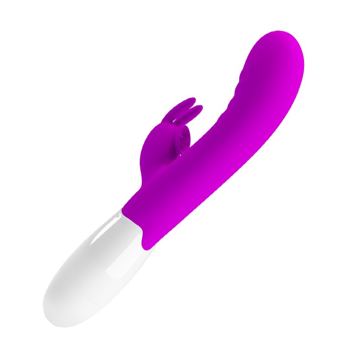 Orgasmic Ball - Vibrator iepuraș, mov, 20.6 cm - detaliu 3
