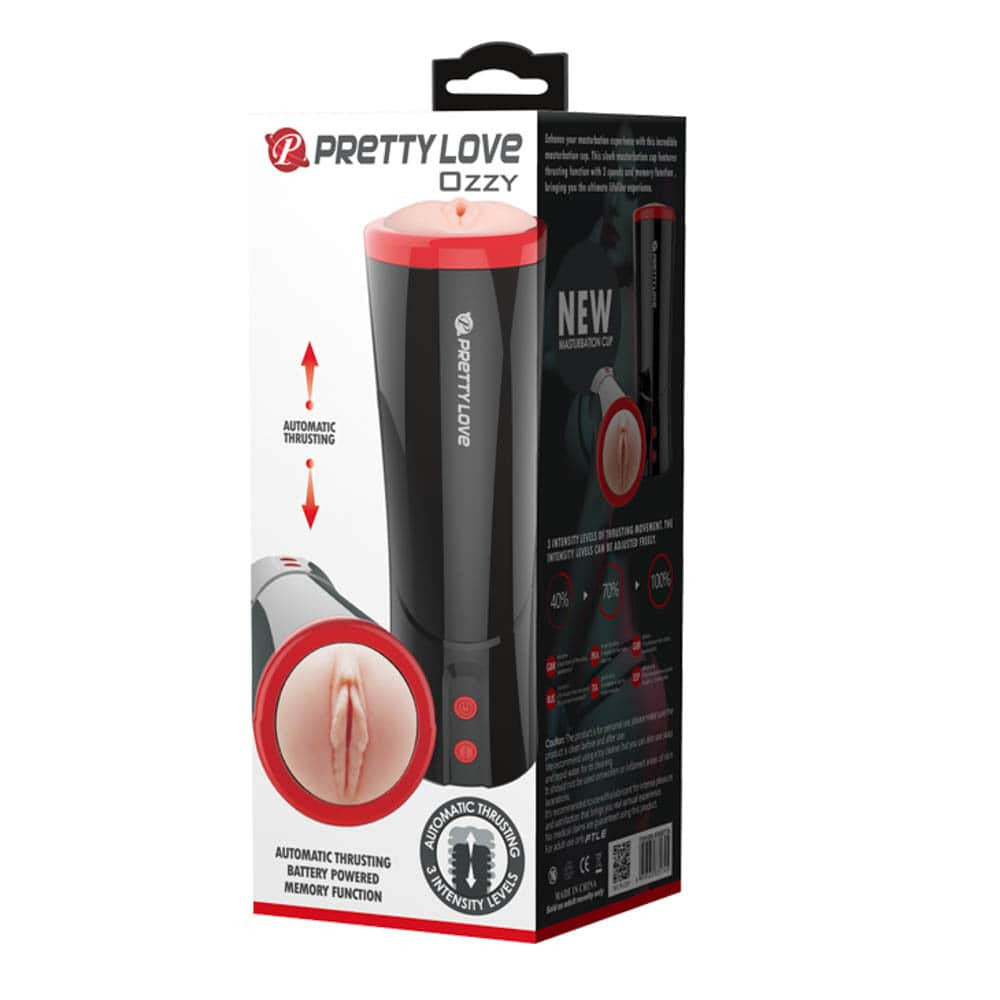 Ozzy Pussy - Masturbator Forma Vagin Functie Piston - detaliu 6