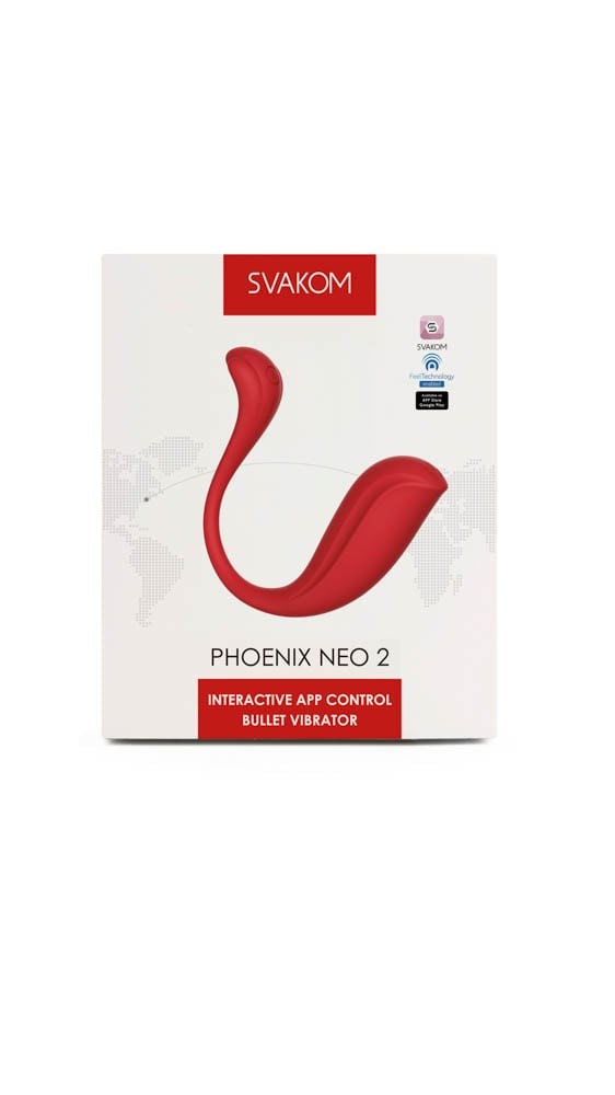 Phoenix Neo 2 - Vibrator cu Control prin Aplicatie, 15.7x3 cm - detaliu 5