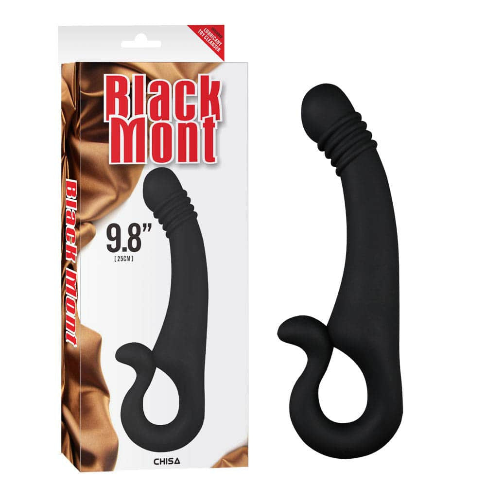 Pistolul - Dop Anal Negru din Silicon, 24x4.4 cm - detaliu 1