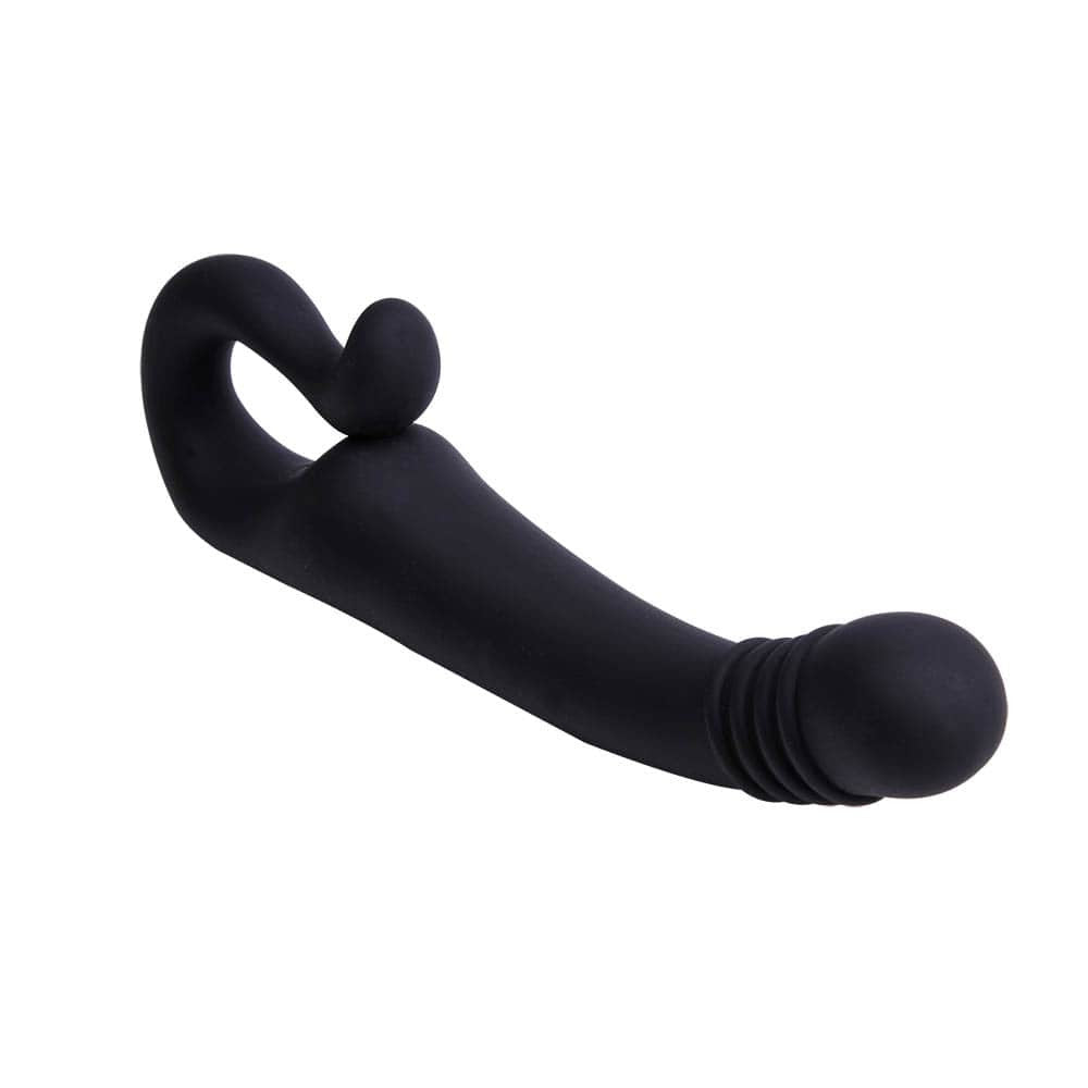 Pistolul - Dop Anal Negru din Silicon, 24x4.4 cm - detaliu 2