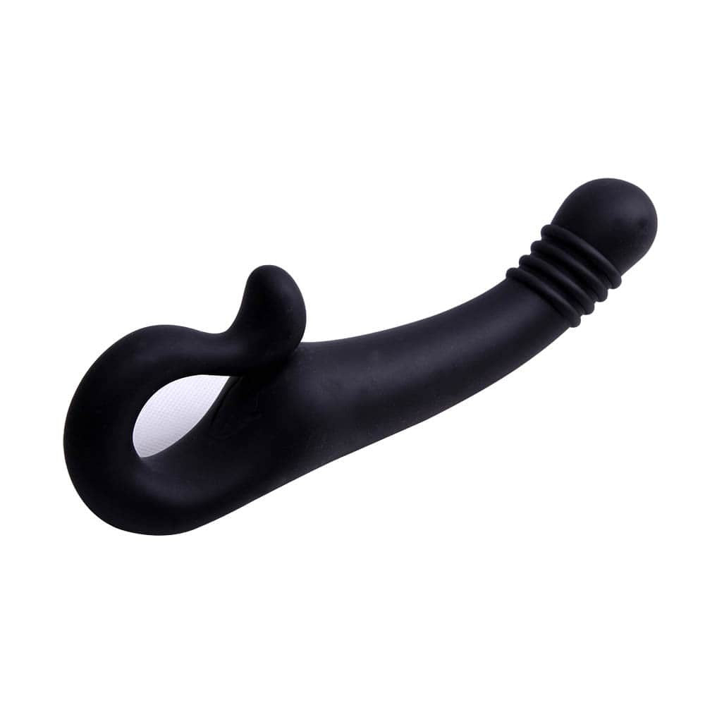 Pistolul - Dop Anal Negru din Silicon, 24x4.4 cm - detaliu 3