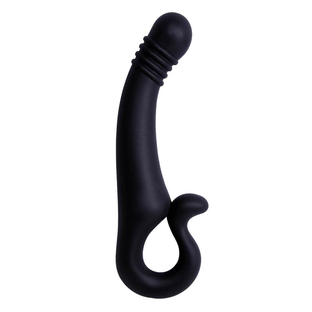 Pistolul - Dop Anal Negru din Silicon, 24x4.4 cm - detaliu 4