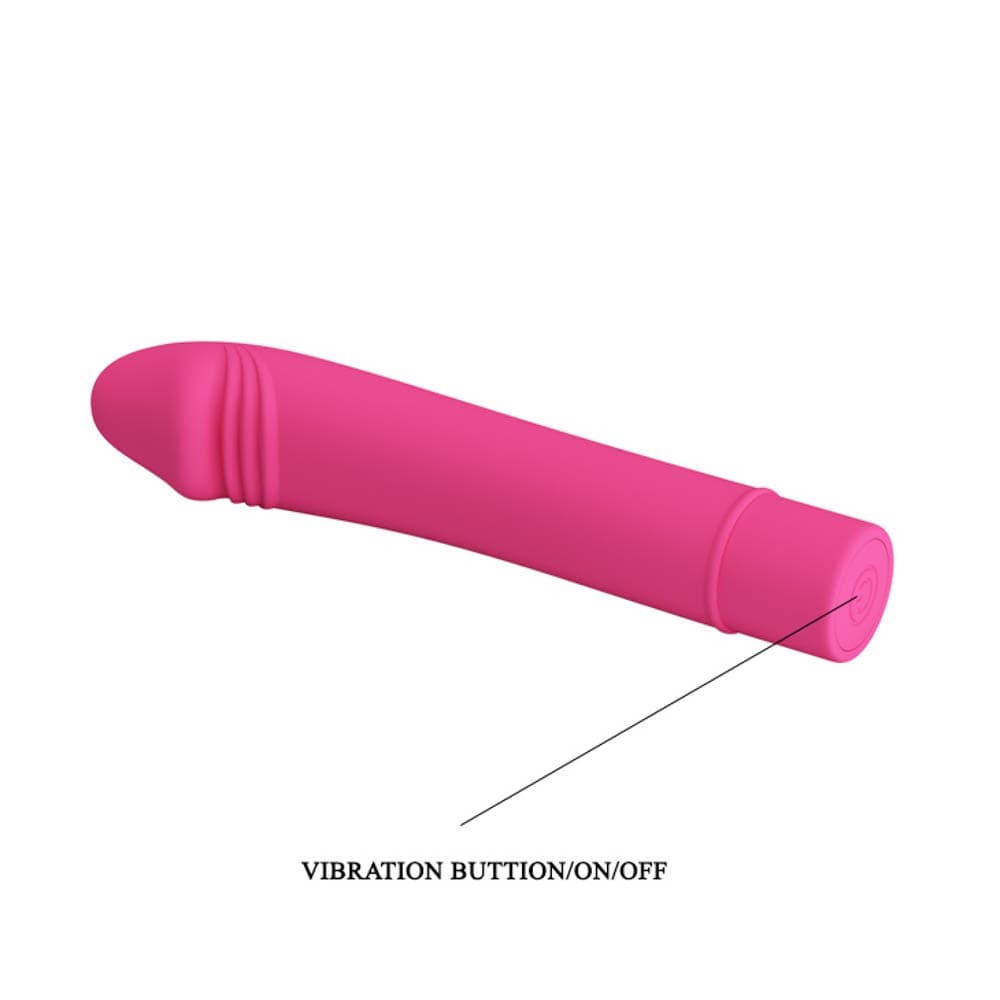 Pixie - Vibrator clasic, roz, 15.4 cm