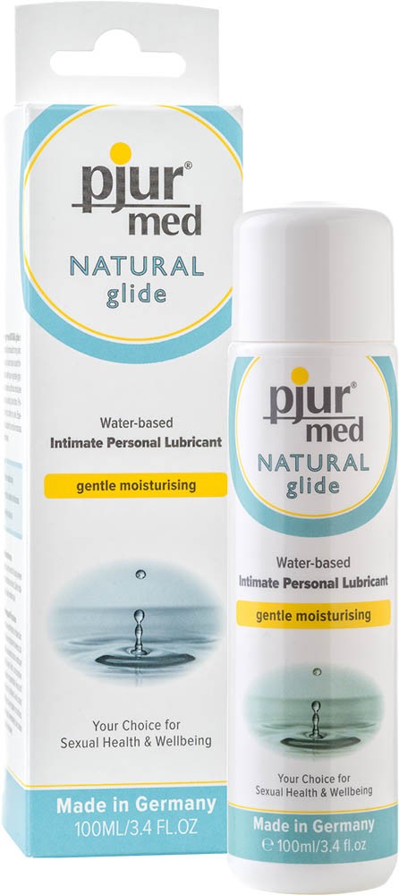 pjur® med NATURAL - Lubrifiant pe Baza de Apa, 100 ml