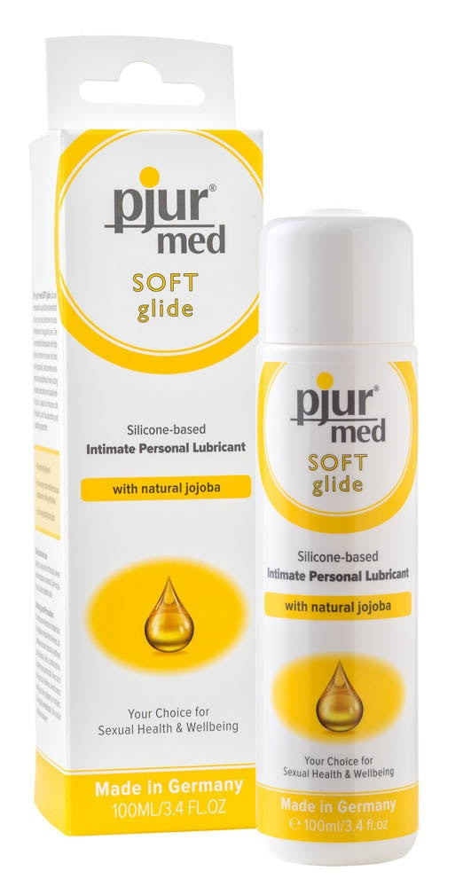 pjur MED Soft glide - Lubrifinat pe Baza de Silicon cu Ulei de Jojoba, 100ml