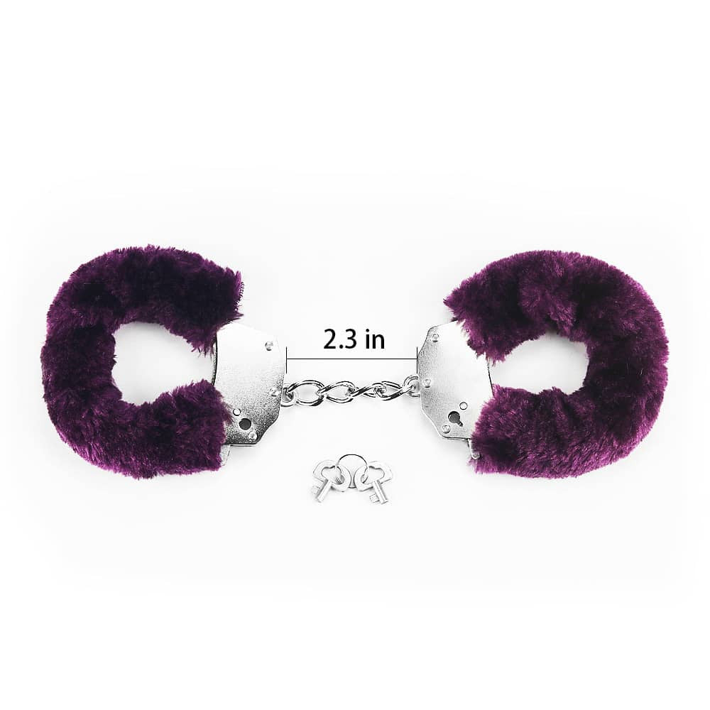 Placere vinovata - Catuse Metalice cu Puf Mov - detaliu 4