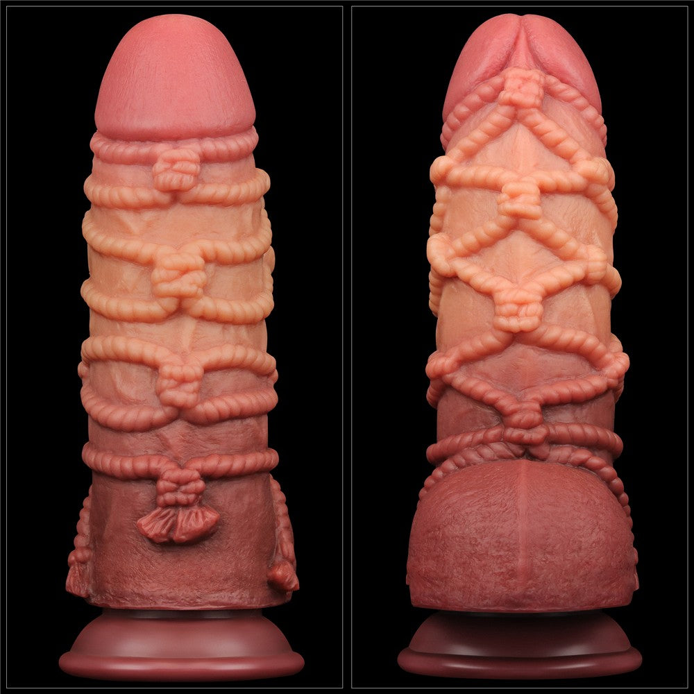 Platinum Cock 2 - Dildo cu funie, 24.5 cm, flesh - detaliu 2