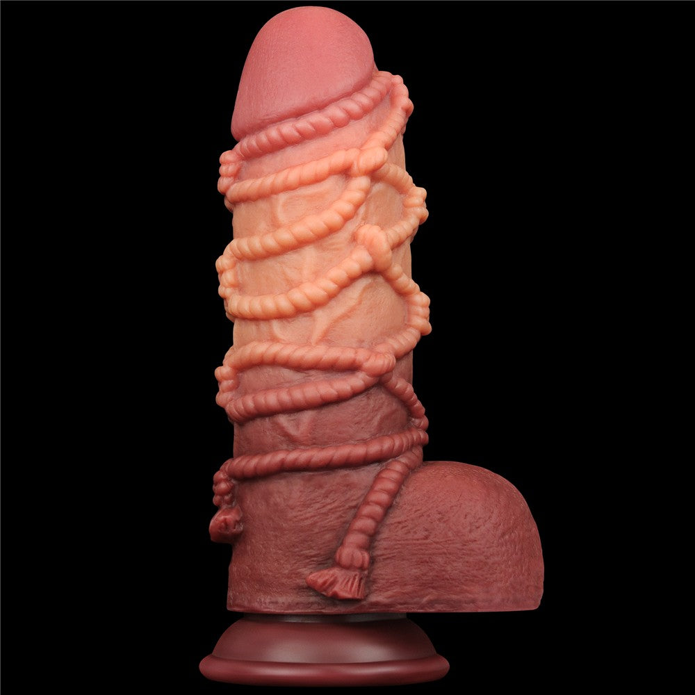 Platinum Cock 2 - Dildo cu funie, 24.5 cm, flesh - detaliu 4