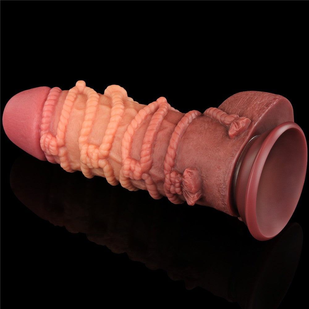 Platinum Cock 2 - Dildo cu funie, 24.5 cm, flesh - detaliu 7