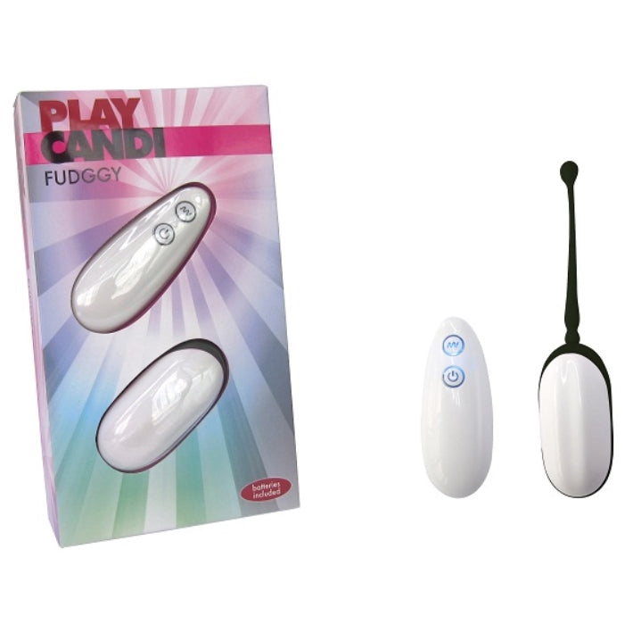 Play Candi Fudggy Boxed - Ou Vibrator cu Telecomanda, 6,5 cm