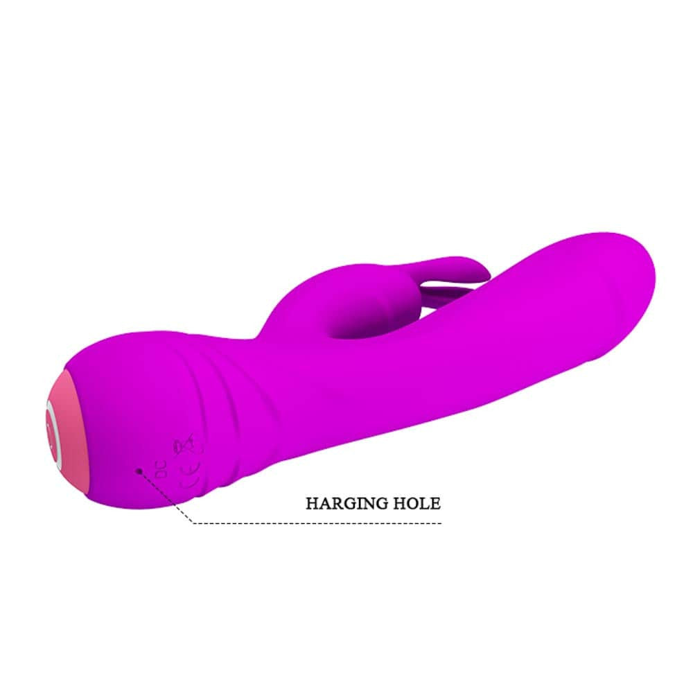 Pretty Love Broderick - Vibrator Rabbit Reincarcabil cu Memorie, 17,9 cm