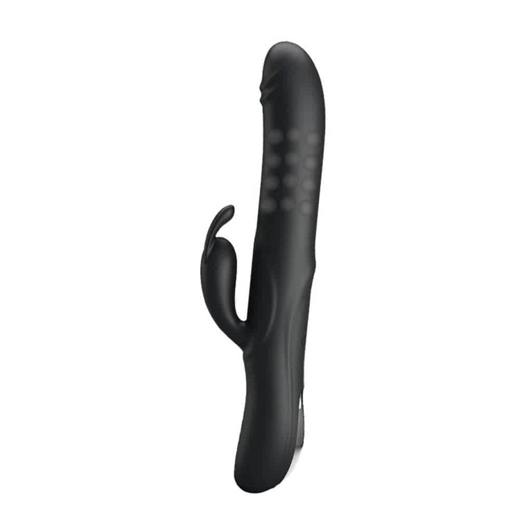Pretty Love Colin - Vibrator Iepuras cu Bile Rotative, 25x3.5 cm - detaliu 6