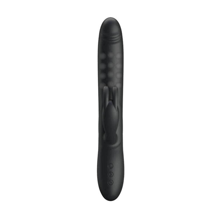 Pretty Love Colin - Vibrator Iepuras cu Bile Rotative, 25x3.5 cm - detaliu 8