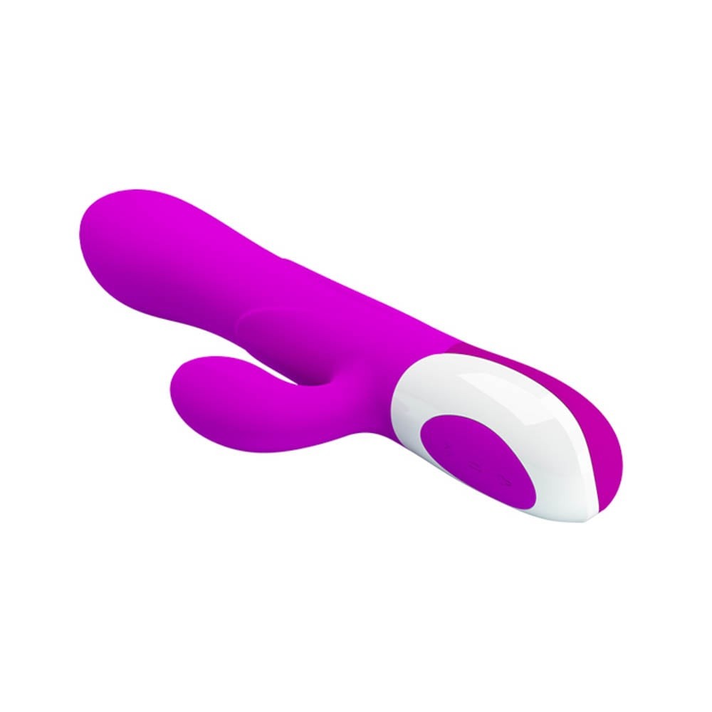 Pretty Love Dempsey - Vibrator Iepuras Gonflabil, Reincarcabil, 25 cm - detaliu 4
