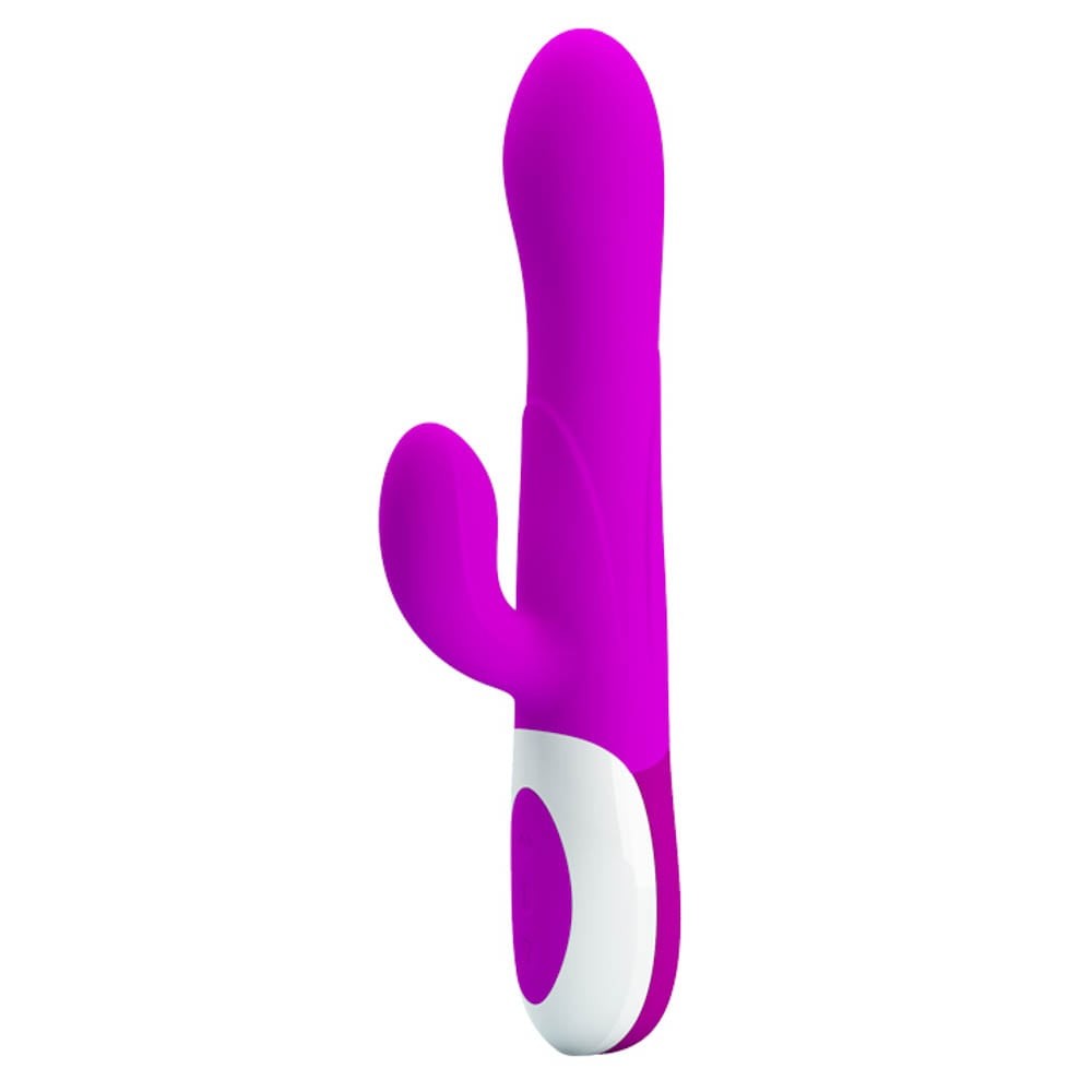 Pretty Love Dempsey - Vibrator Iepuras Gonflabil, Reincarcabil, 25 cm - detaliu 6
