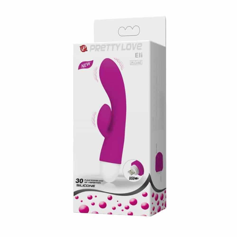 Pretty Love Eli - Vibrator Rabbit cu 30 de Functii, 18x3.5 cm - detaliu 4