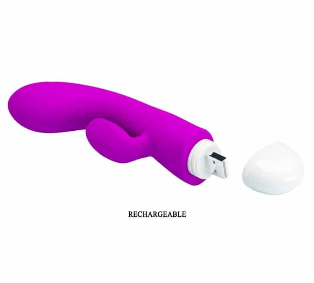 Pretty Love Eli - Vibrator Rabbit cu 30 de Functii, 18x3.5 cm - detaliu 8