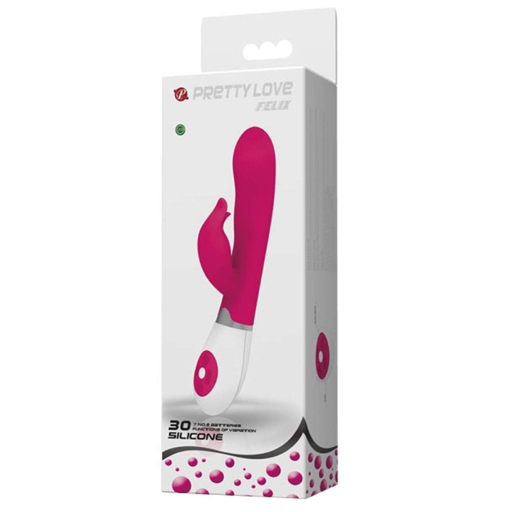 Pretty Love Felix - Vibrator iepuraș, 20.5 cm - detaliu 1
