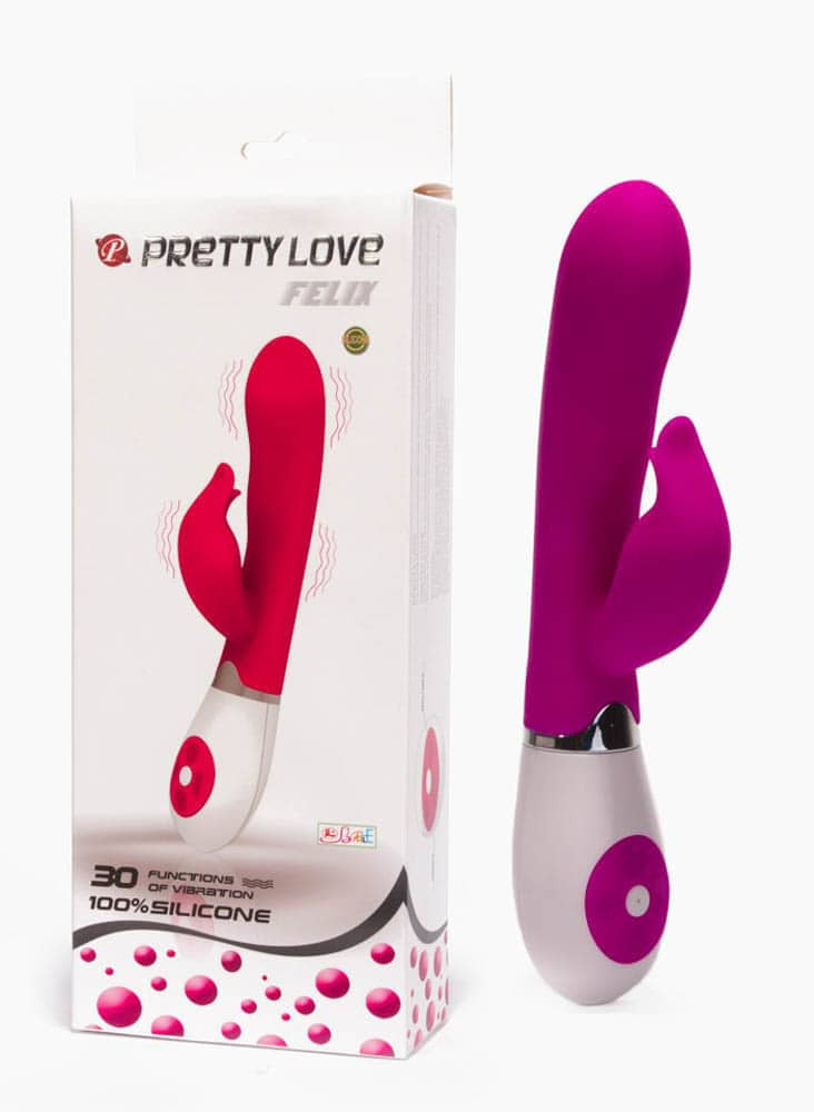 Pretty Love Felix - Vibrator iepuraș, 20.5 cm - detaliu 3
