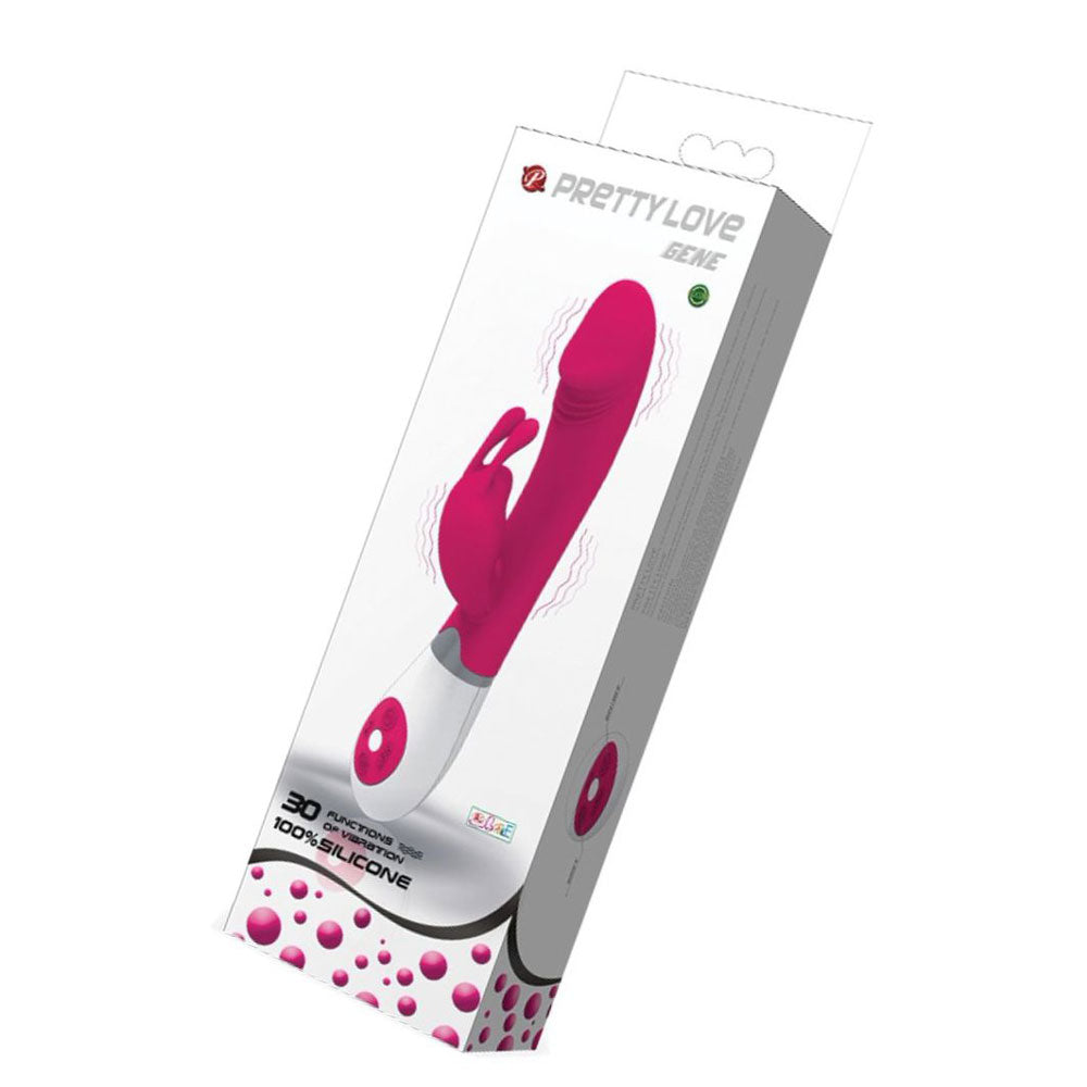 Pretty Love Gene - Vibrator iepuraș, 20.4 cm - detaliu 2