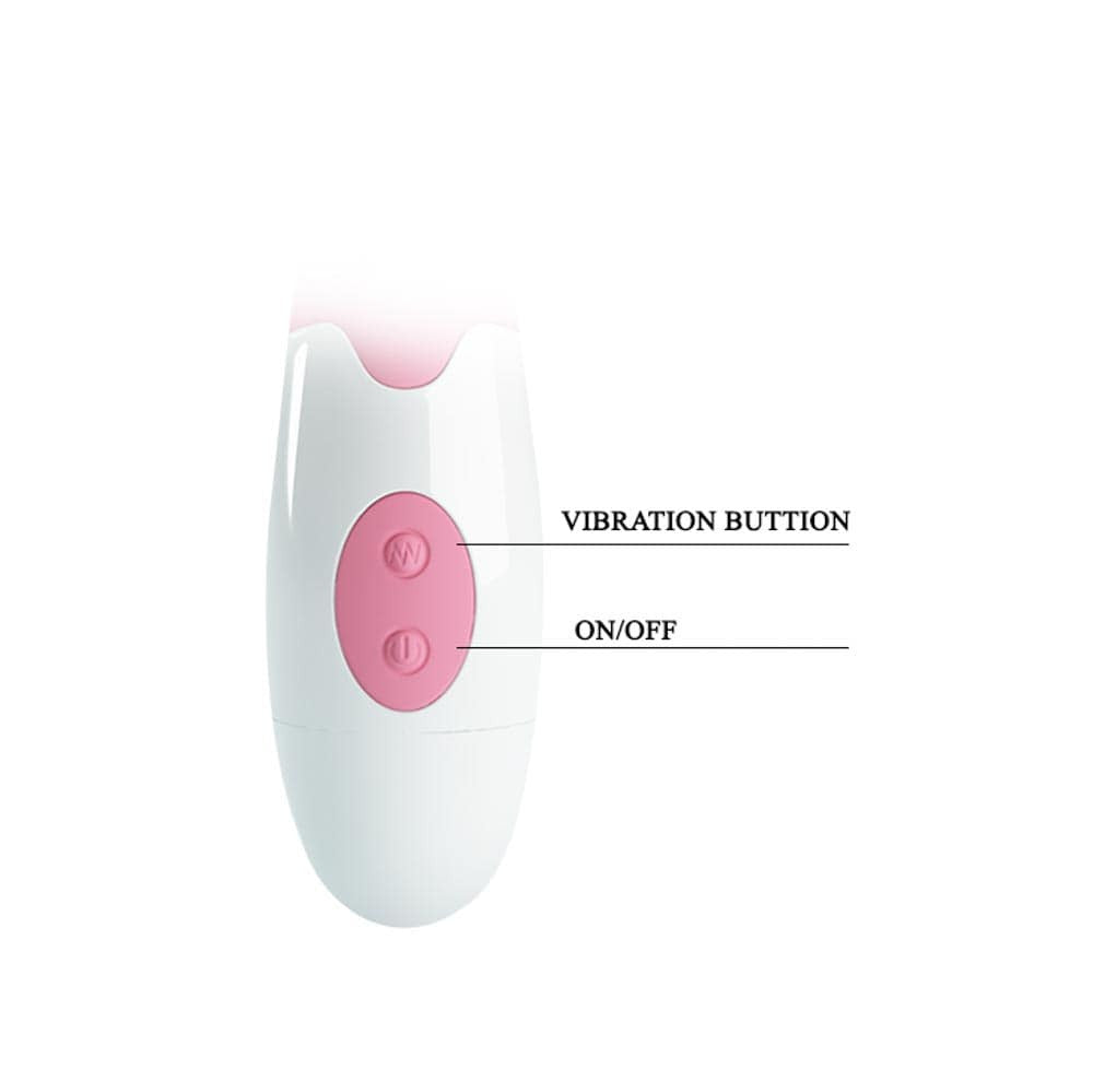 Pretty Love Hyman - Vibrator iepuraș, roz, 20 cm - detaliu 3