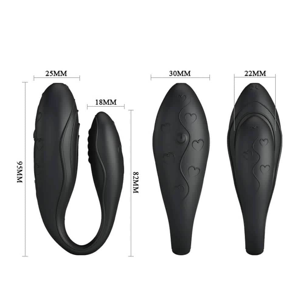 Pretty Love Indulgence Plus - Vibrator pentru Cuplu cu 30 de Functii, Wireless - detaliu 8