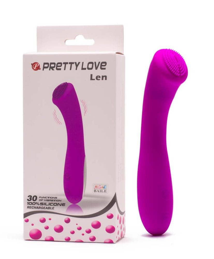 Pretty Love Len - Vibrator Punct G cu 30 de Functii, Reincarcabil, 16 cm