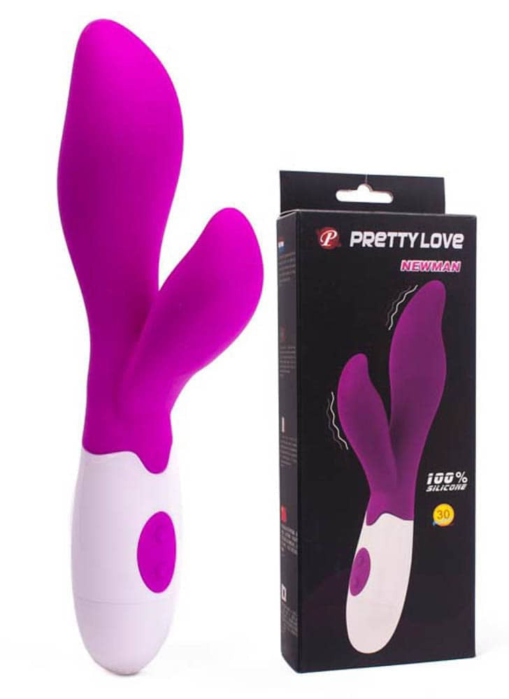 Pretty Love Newman - Vibrator iepuraș, 20 cm - detaliu 2
