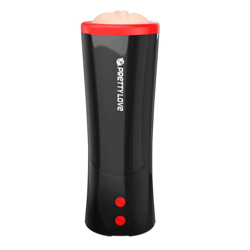 Pretty Love Ozzy Pussy - Masturbator Electric cu Piston, Vibratie si Voce, 24,6 cm - detaliu 2