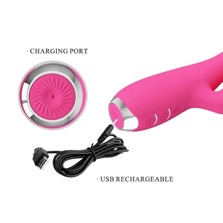 Pretty Love Rachel - Vibrator Iepuras cu Functie Lingere, 19,9 cm