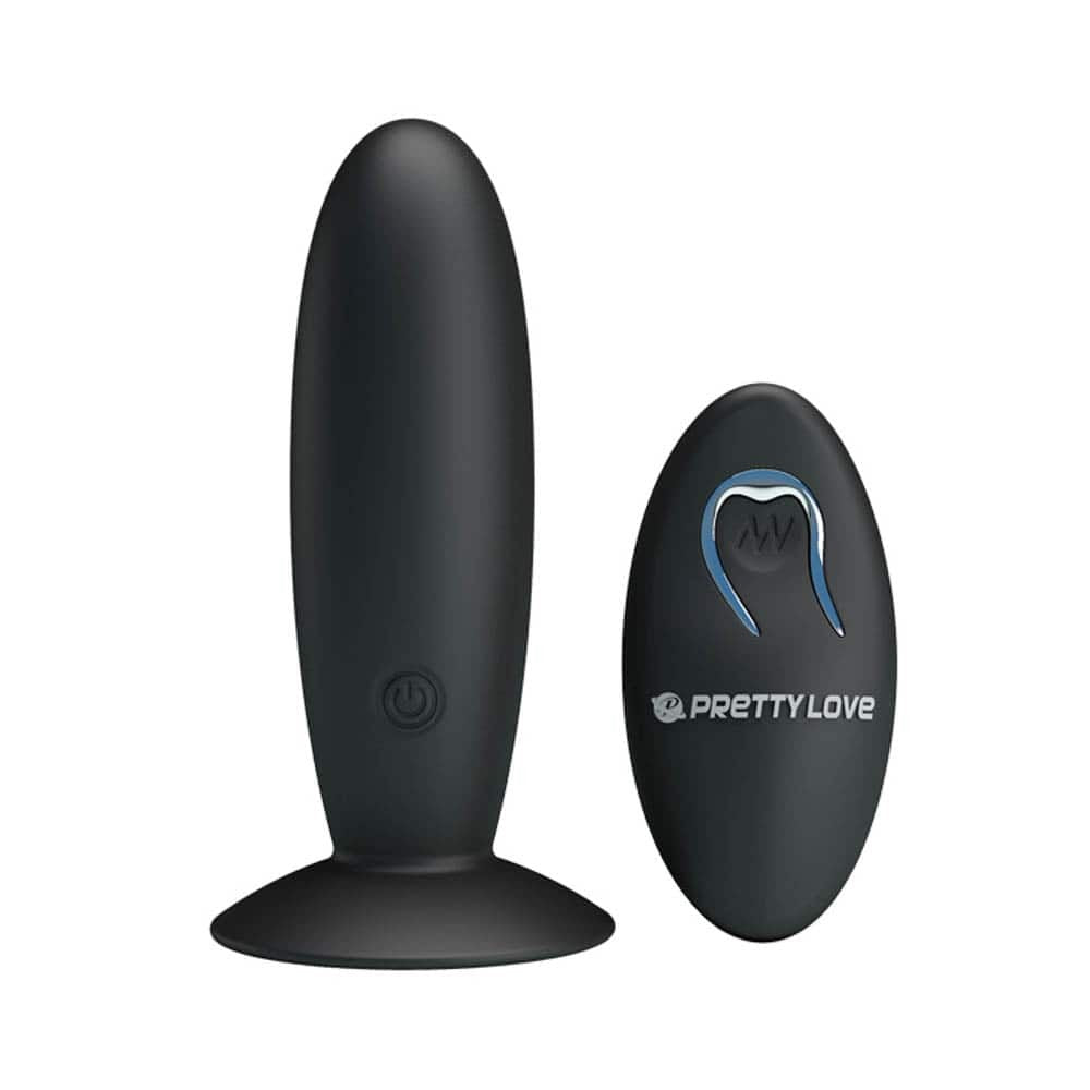 Pretty Love Remote Control Vibrating Plug - Dop Anal cu Telecomanda, 11 cm - detaliu 3