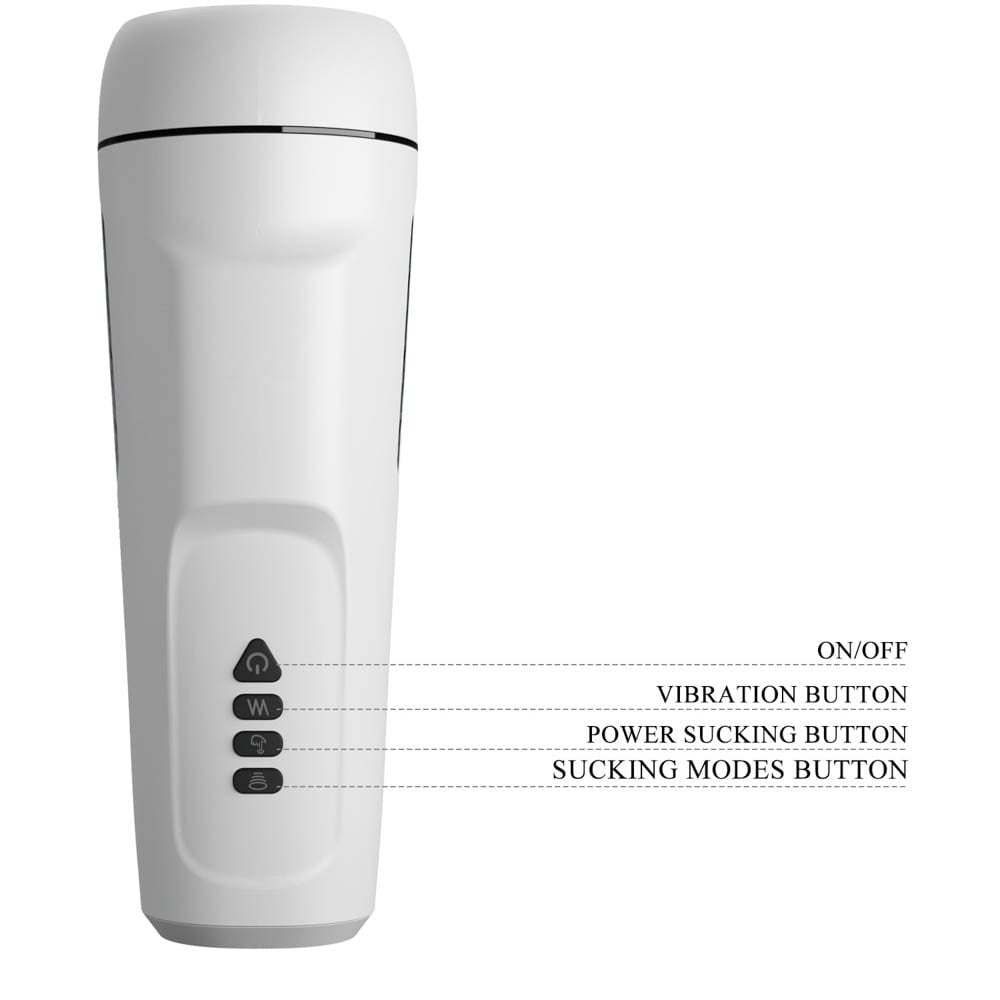 Pretty Love Siena - Masturbator Automat cu Aspirare, Vibratie si Gemete