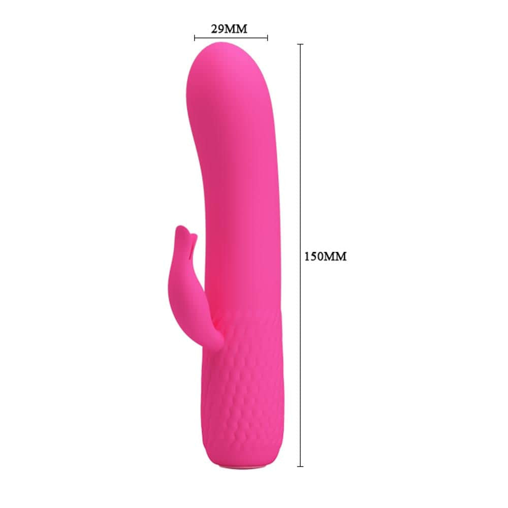 Pretty Love Tim - Vibrator iepuraș, 15 cm - detaliu 5