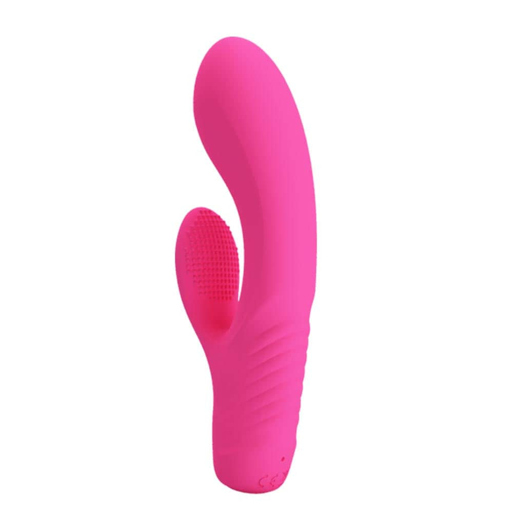 Pretty Love Tim - Vibrator iepuraș, roz, 15.5 cm - detaliu 5