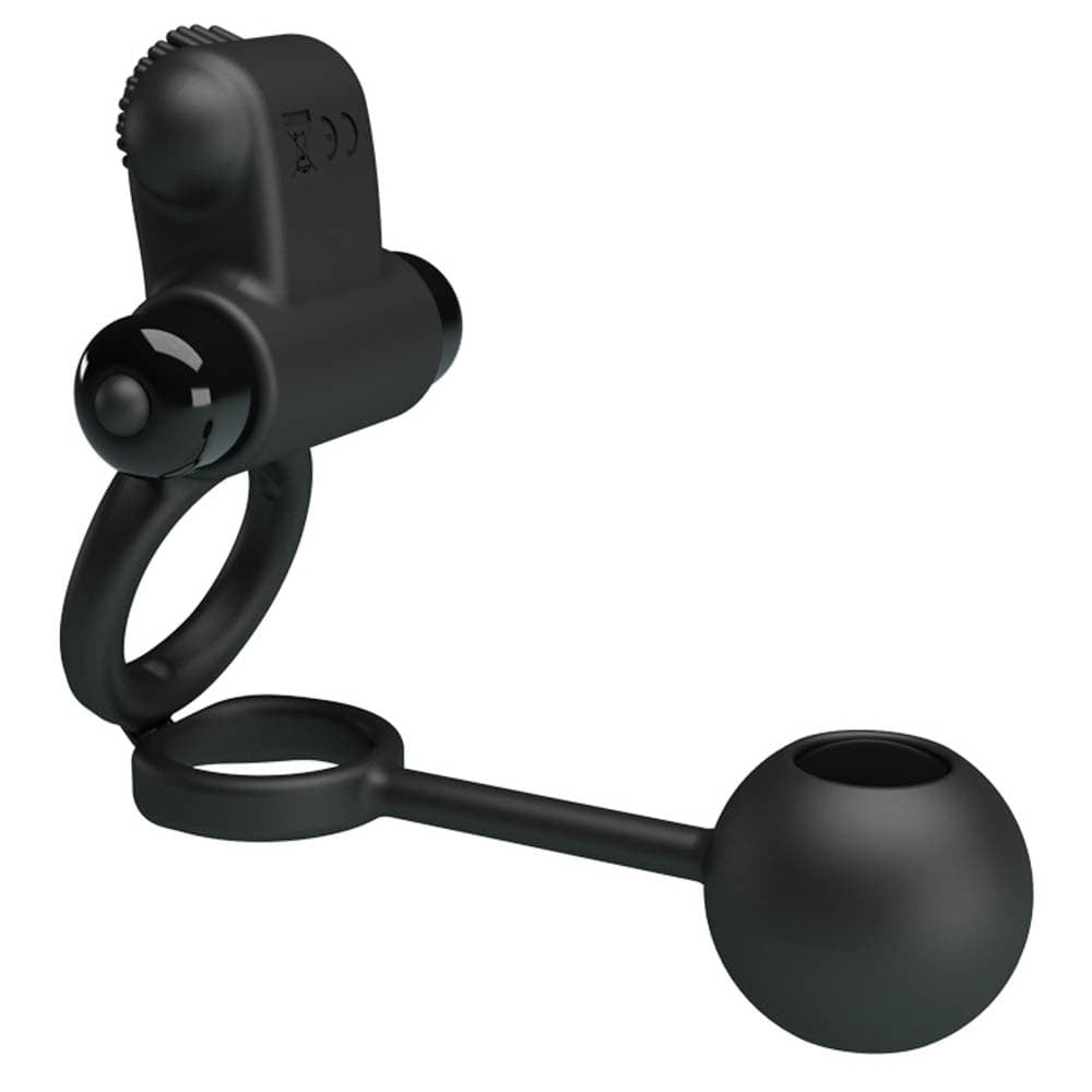 Pretty Love Vibration Penis Sleeve IV - Inel Penis cu Vibratie si Pendul - detaliu 5